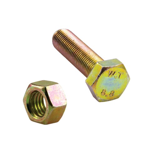 CHAMPION - BLISTER SET SCREW & NUT M10 X 1.25 X 25MM SSOX 